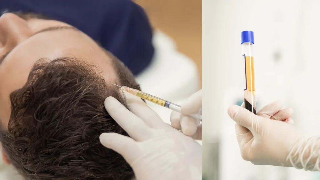 PRP for male pattern baldness