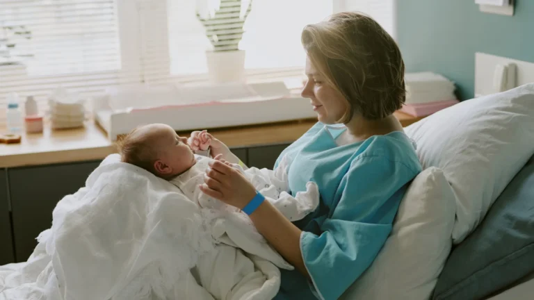 Photo of a mother and her baby